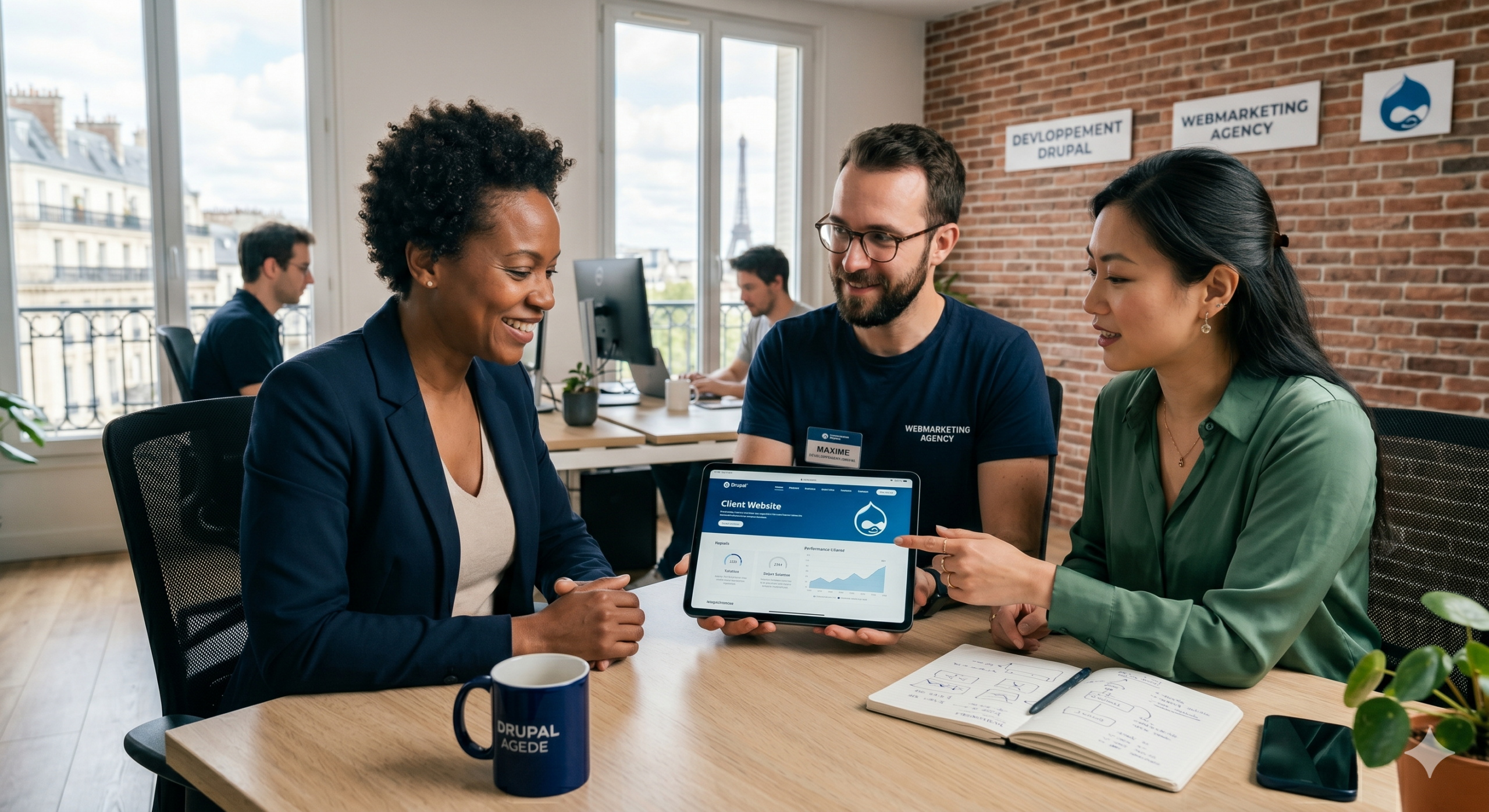 Développement site web Drupal sur mesure pour projets B2B et Santé — L'Agence Webmarketing